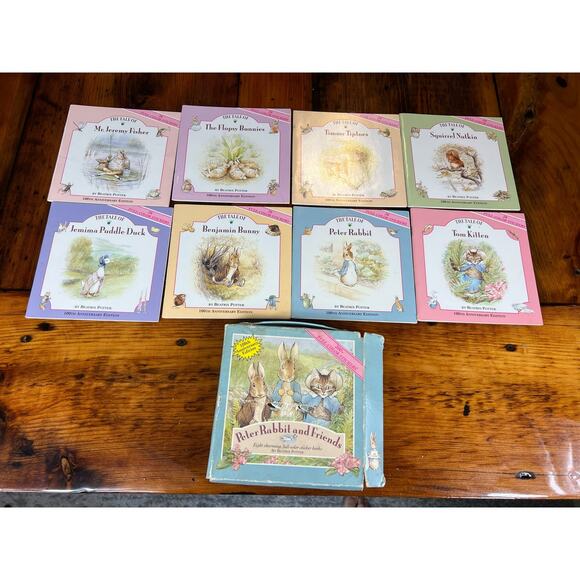 Vintage Peter Rabbit and Friends 100th Anniversary Edition 8 Book collection - Picture 1 of 11